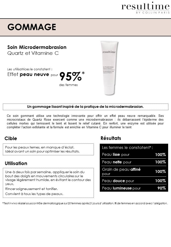 soin microdermabrasion resultime