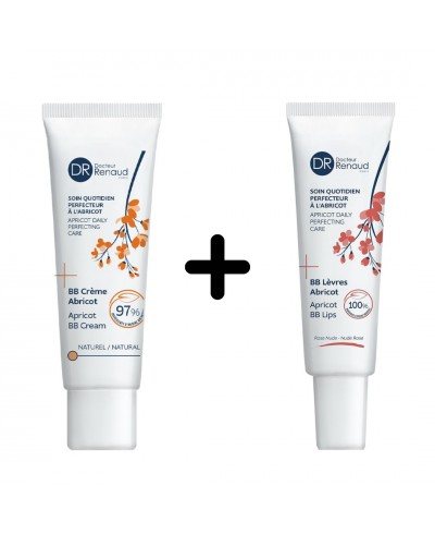 BB CREME ABRICOT NATUREL 50ml + BB LEVRE rose nude